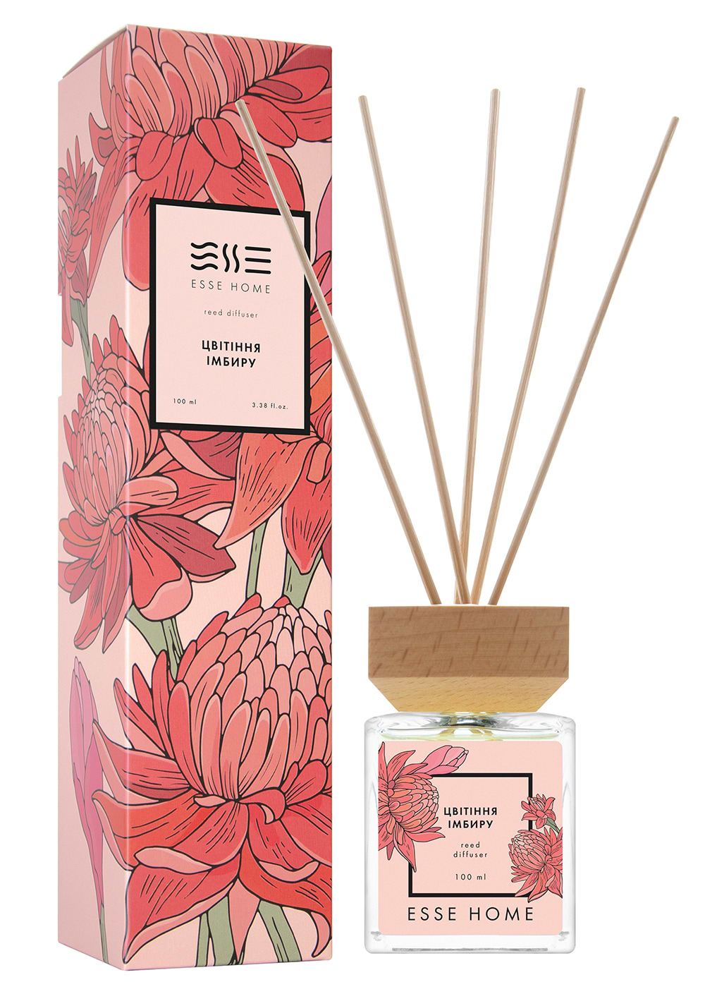 Аромадиффузор Esse Home Цветение имбиря 100 мл (HOME-GB) - Фото 1