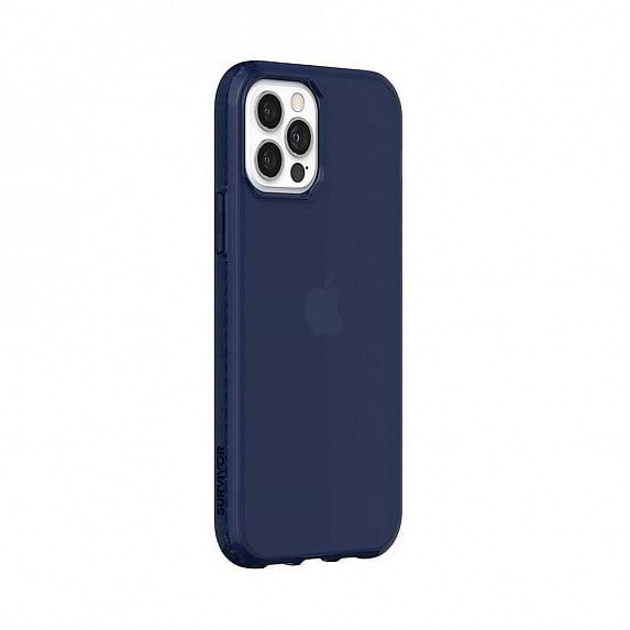 Фото - Чохол для смартфону Griffin Survivor Clear for iPhone 12 Pro Max Navy (GIP-052-NVY)