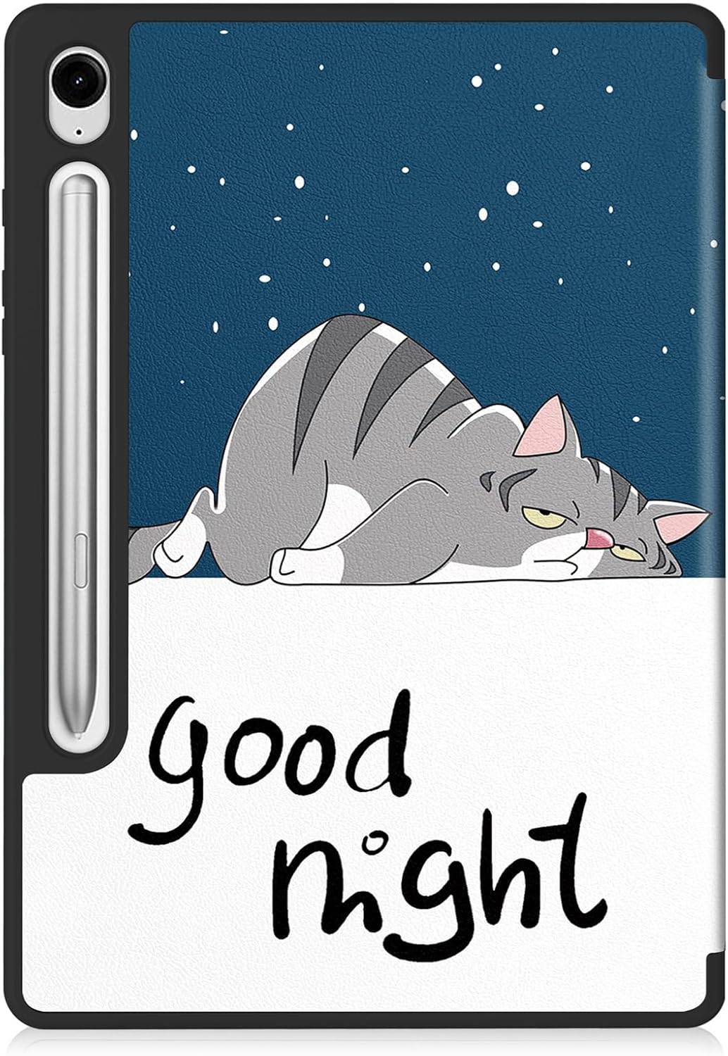 Фото - Чехол для планшета BeCover Flexible TPU Mate for Samsung Galaxy Tab S9 (SM-X710/SM-X716)/S9 FE (SM-X510/SM-X516B) 11.0" Good Night (712535)