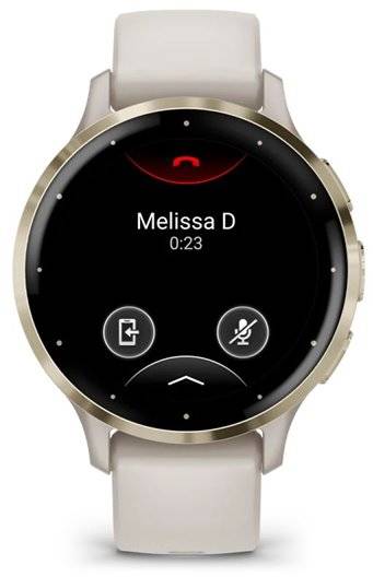 Фото - Смарт-годинник Garmin Venu 3S Ivory+Soft Gold (010-02785-04)