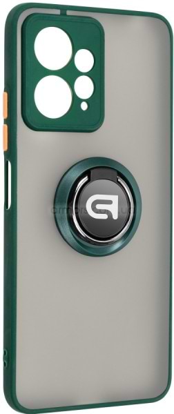 Чохол для смартфону Armorstandart Frosted Matte Ring for Xiaomi Redmi Note 12 4G Dark Green (ARM68379) - Фото 1