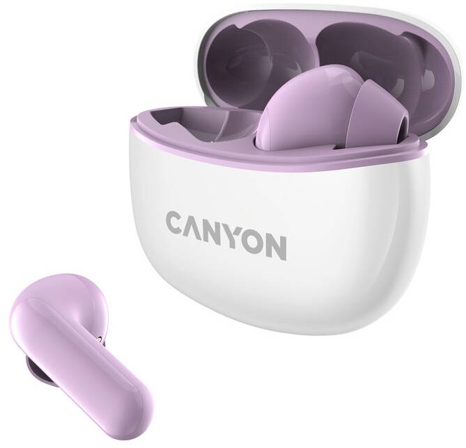 Фото - Наушники вкладыши беспроводные TWS Canyon TWS-5 (CNS-TWS5PU) Purple