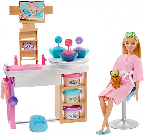Фото - Ігровий набір Barbie СПА догляд за шкірою (GJR84)