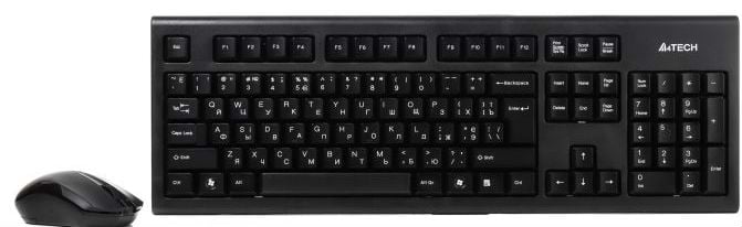 Фото - Клавиатура+мышь беспроводная A4tech 3000 N (GK-85+G3-200N)