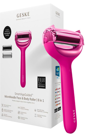 Купить Массажер для лица GESKE MicroNeedle Face & Body Roller 8 в 1 (GK000043MG01) - Фото 1 Массажер для лица GESKE MicroNeedle Face & Body Roller 8 в 1 (GK000043MG01) - Фото 1