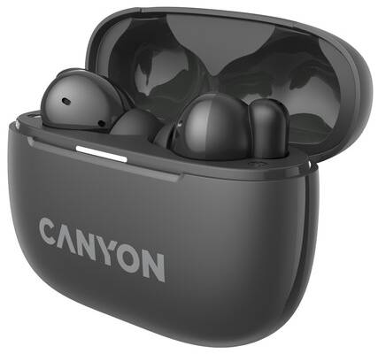 Фото - Навушники вкладиші бездротові TWS Canyon OnGo TWS-10 ANC ENC Black (CNS-TWS10BK)