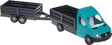 Фото - Автотранспорт Tigres ''Mercedes-Benz Sprinter'' бортовой с прицепом Циан (39668)
