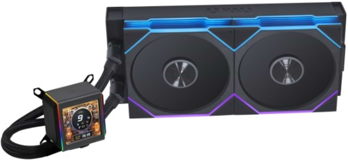 Водяная система охлаждения Lian Li Galahad GA II LCD TL 280 Black (G89.GA2ALCD28TLB.00)