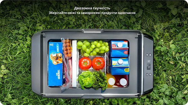 Фото - Холодильник автомобильный EcoFlow Glacier 45L з акумулятором (EFGLACIER45L-EU-NBOX/ZYDBX100-EB)