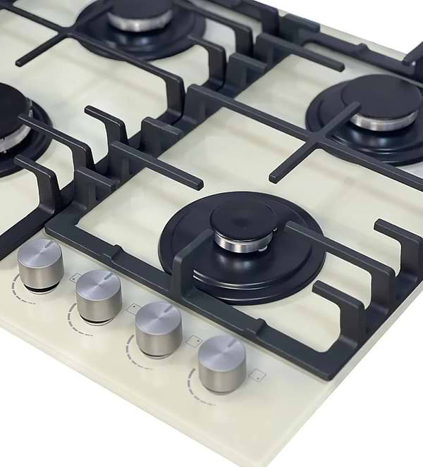 Фото - Варильна поверхня газова Borgio DR 6390-15 Ivory GLASS FFD
