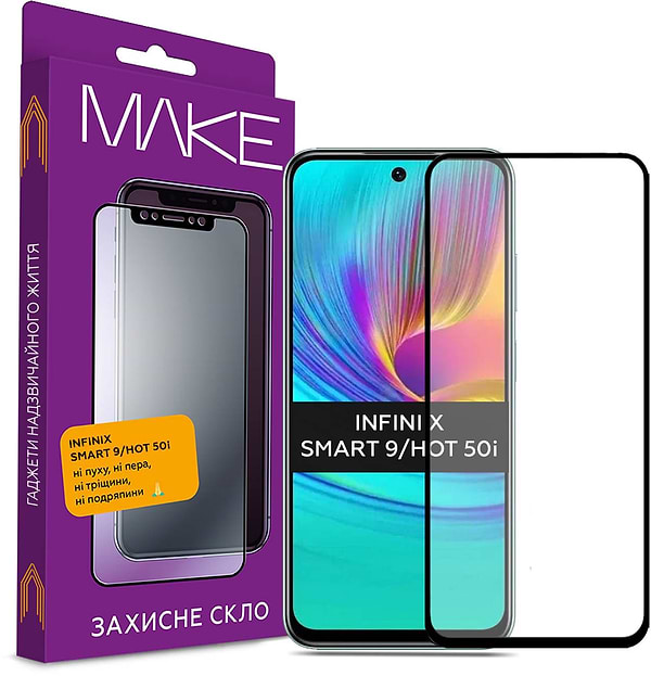 Фото - Защитное стекло для смартфона MAKE Infinix Smart 9/Hot 50i (MGF-IS9/H50I)