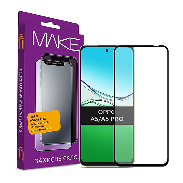 Фото - Захисне скло для смартфону MAKE Oppo A5/A5 Pro (MGF-OA5/A5P)