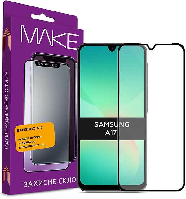 Фото - Захисне скло для смартфону MAKE For Samsung A17 (MGF-SA17) Фото - Захисне скло для смартфону MAKE For Samsung A17 (MGF-SA17)
