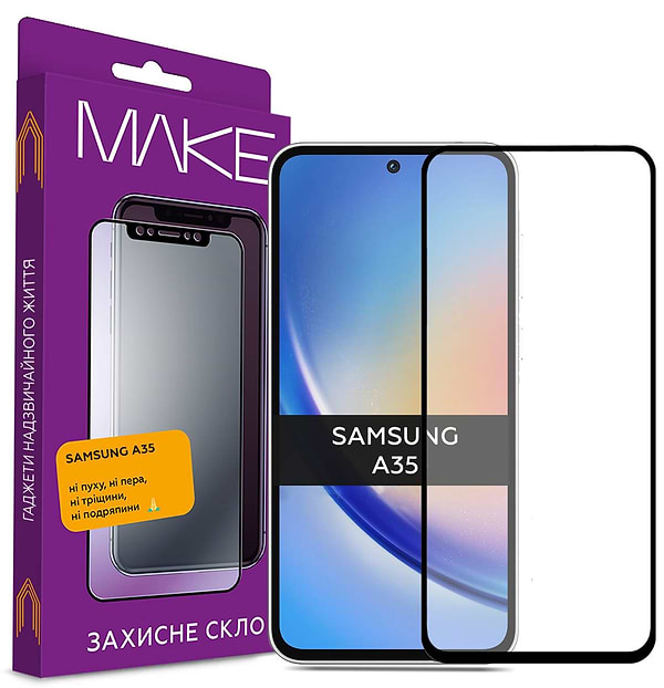 Фото - Захисне скло для смартфону MAKE FCFG Samsung A35 (MGF-SA35)