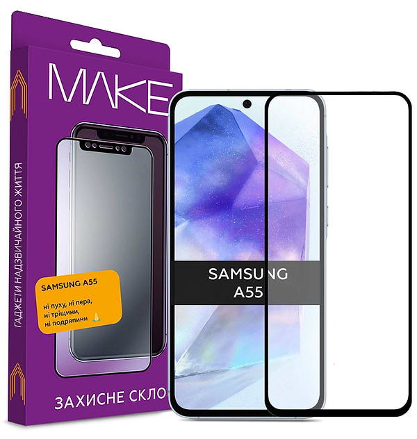 Фото - Захисне скло для смартфону MAKE FCFG Samsung A55 (MGF-SA55)