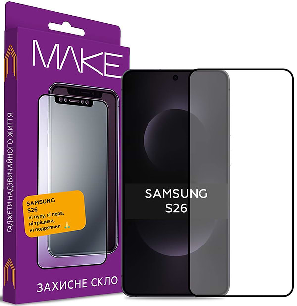 Фото - Захисне скло для смартфону MAKE For Samsung S26 (MGF-SS26)