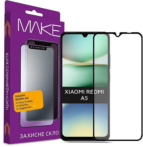 Фото - Захисне скло для смартфону MAKE Xiaomi Redmi A5 (MGF-XRA5)