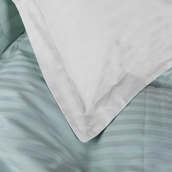 Фото - Комплект постільної білизни дитячий MirSon Satin Stripe 30-0013 + 30-0001 Gilberta 110х140 (2200005246535)