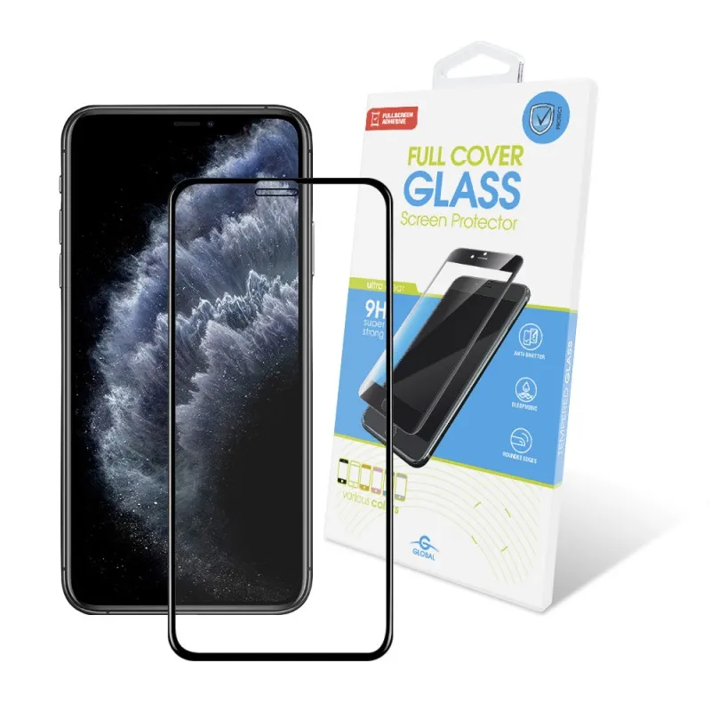 Защитное стекло для смартфона Global Apple iPhone 11 Pro/X/XS Pro Full Glue Black (1283126496424)