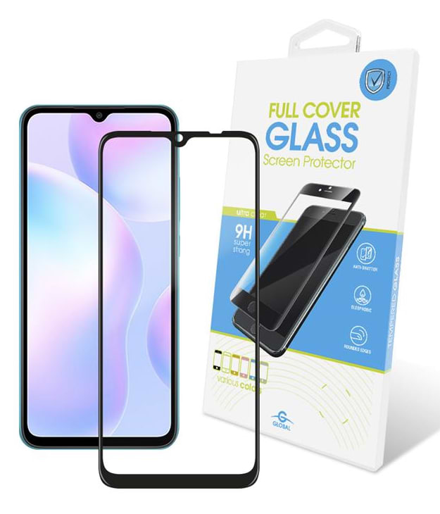 Защитное стекло для смартфона Global Xiaomi Redmi 9A Full Glue Black (1283126503962)
