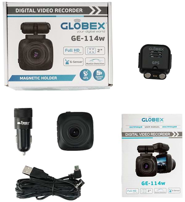 Фото - Уценка - Видеорегистратор Globex GE-114W