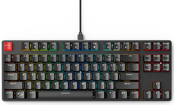 Фото - Клавіатура дротова ігрова Glorious GMMK TKL Black (GMMK-TKL-BRN)