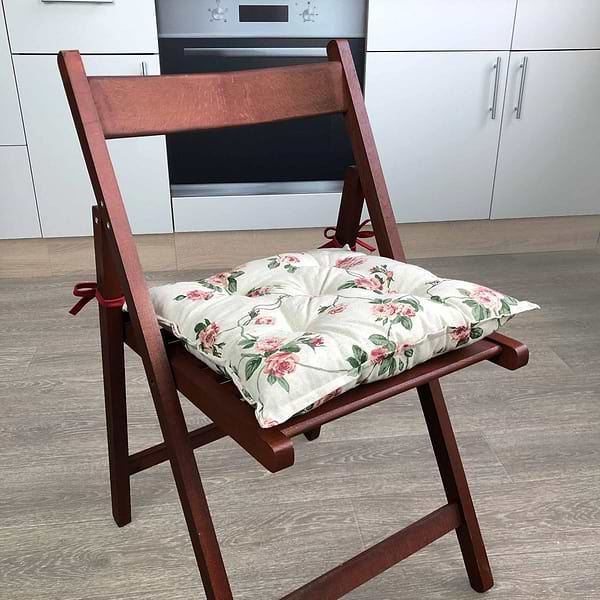 Фото - Подушка для стула Прованс Глория Цветы 40х40 см (014552)