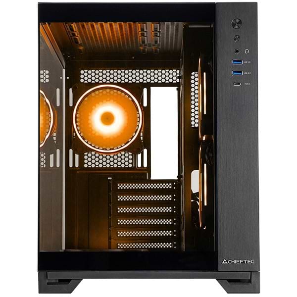 Фото - Корпус Chieftec VISIO ATX без БЖ Black (GM-30B-TG-OP)