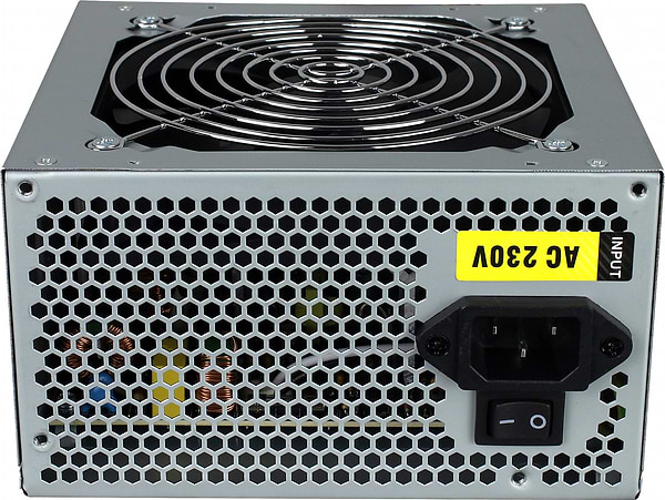 Фото - Блок питания для ПК Gamemax ATX 500W с кабелем питания (GM-500 80+ APFC)