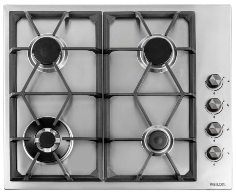 Фото - Варочная панель газовая Weilor GM W 634 SS Фото - Варочная панель газовая Weilor GM W 634 SS