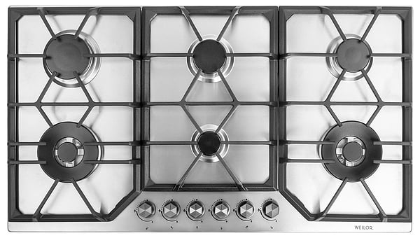 Фото - Варильна поверхня газова Weilor GM W 904 SS