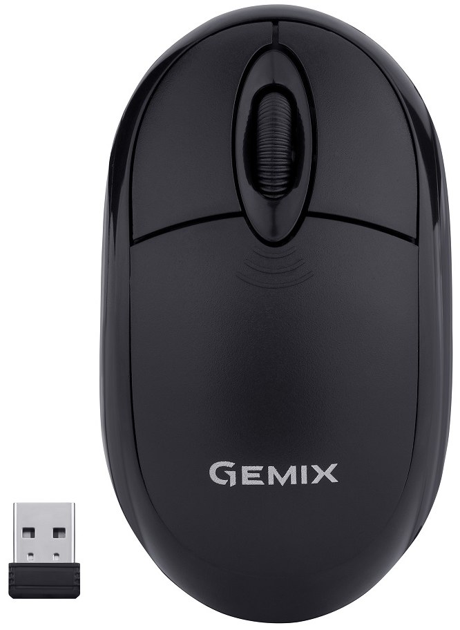 Мышь беспроводная Gemix GM185 Black - Фото 1