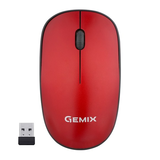 Мышь беспроводная Gemix GM195 Wireless Red (GM195Rd)