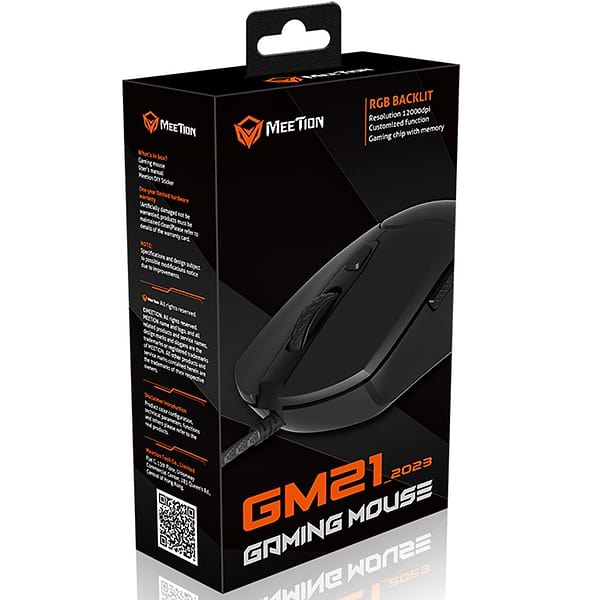 Фото - Мышь проводная игровая Meetion GM19 USB Black (MT-GM19_2023-A)