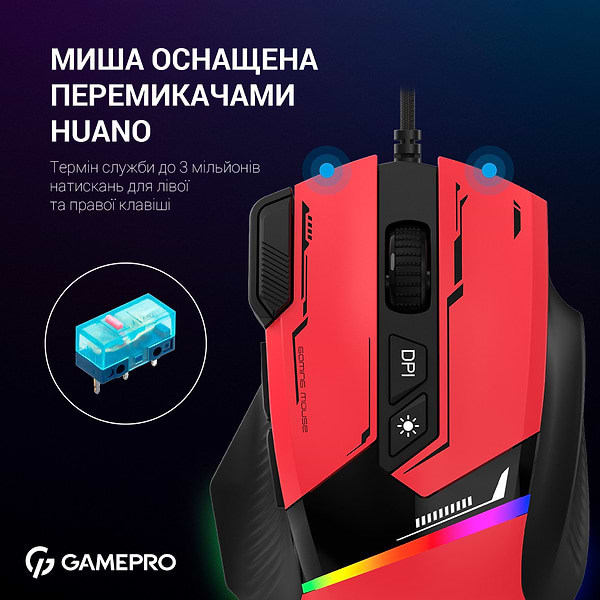 Фото - Мышь проводная игровая GamePro GM300R