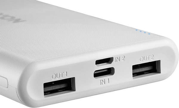 Фото - Батарея мобільна Canyon 10000mAh White (CNE-CPB1006W)
