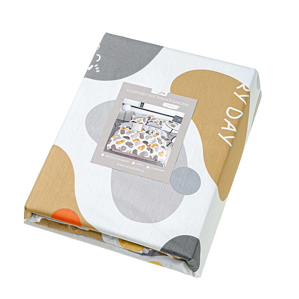 Фото - Комплект постільної білизни Home Line НЕДІЛЬНИЙ РАНОК 200 x 220 см сатин (183034)