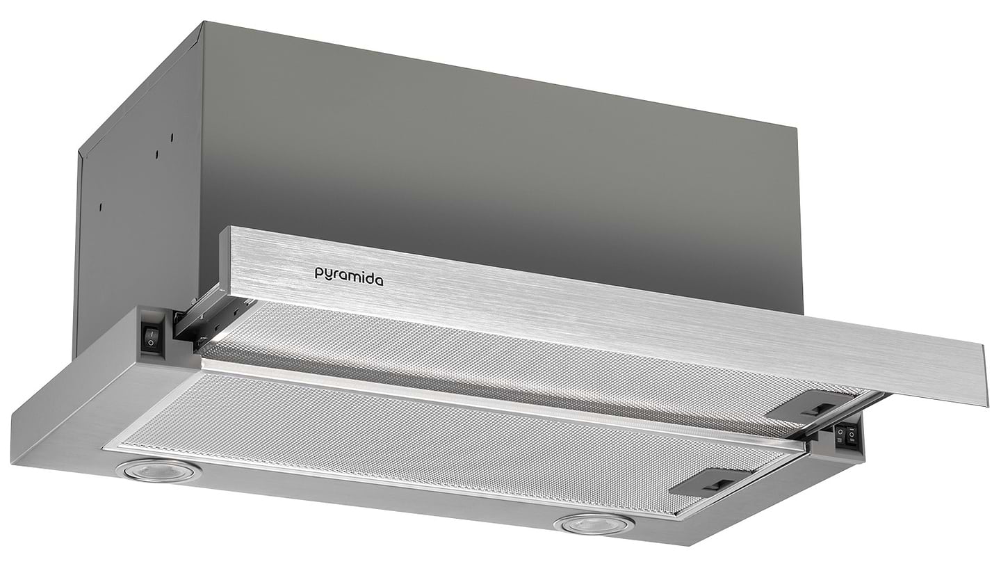 Вытяжка встраиваемая Pyramida TX 60 (1100) R IX - Фото 1