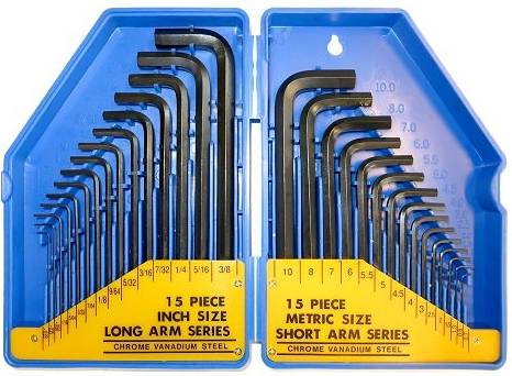 Ключ шестигранний S&R 30 шт. (365532030)