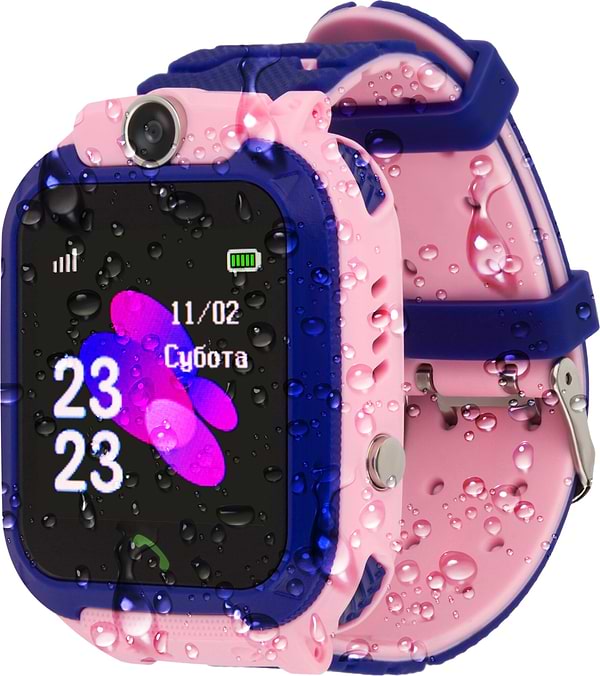 Фото - Дитячий годинник AmiGo GO002 Swimming Camera WIFI Pink