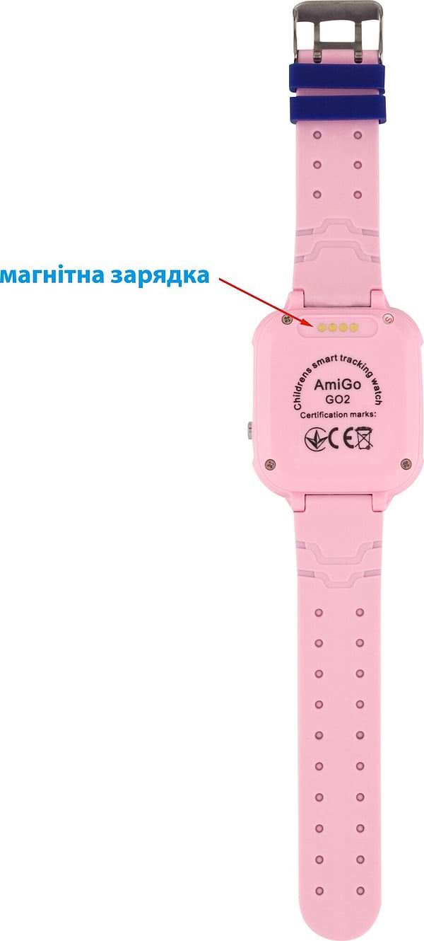 Фото - Дитячий годинник AmiGo GO002 Swimming Camera WIFI Pink