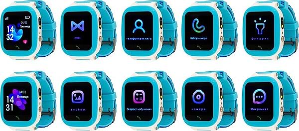 Фото - Дитячий годинник AmiGo GO004 Splashproof Camera+LED Blue