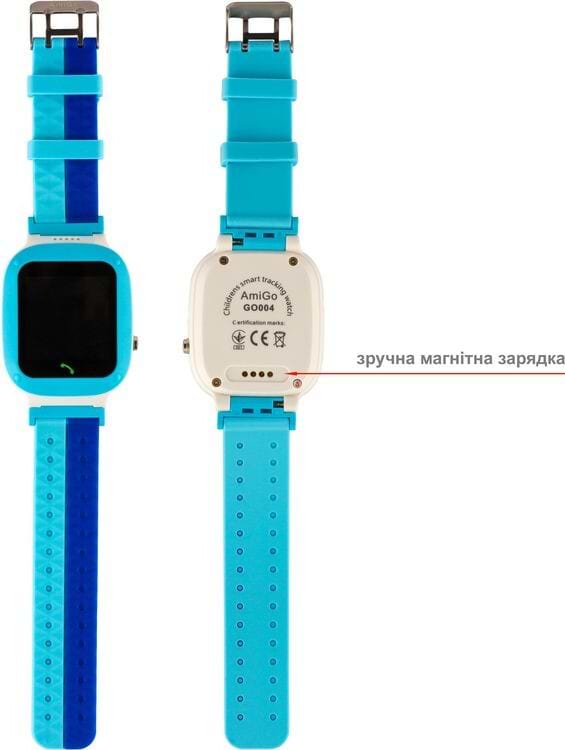 Фото - Дитячий годинник AmiGo GO004 Splashproof Camera+LED Blue
