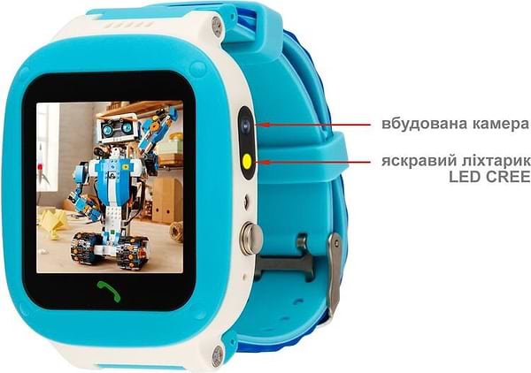 Фото - Дитячий годинник AmiGo GO004 Splashproof Camera+LED Blue