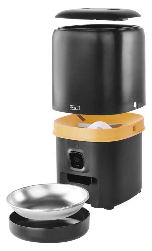 Фото - Смарт-кормушка для животных EMOS Автоматическая с камерой GO SMART H6004 4 литра WiFi