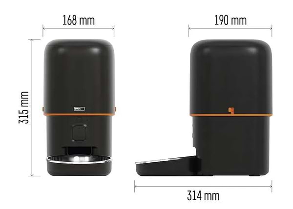 Фото - Смарт-кормушка для животных EMOS Автоматическая с камерой GO SMART H6004 4 литра WiFi