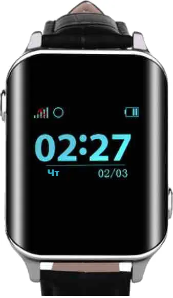 Фото - Уцінка - Смарт-годинник GOGPS М01 Хром (M01CH) #