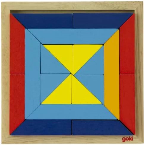 Головоломка goki Світ форм - трикутники (57572-1) - Фото 1