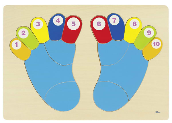 Пазлы (3-4 года) goki Ножки (57876G)