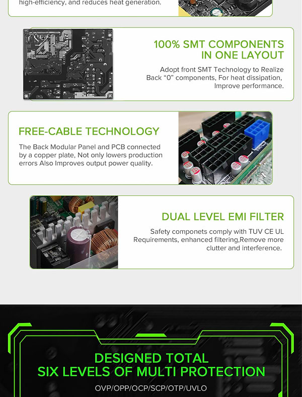 Фото - Блок питания для ПК Gamemax 850W 80 Gold (GX-850 Modular)